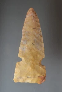 Authentic Modern Reproduction of Pre 1600 Jasper Arrowhead - Picture 1 of 2