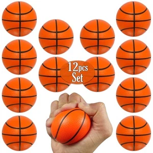 Mini Basketball Stress Balls 12 Pcs Pack | 2.5” Inch Mini Basketballs for Kid... - Picture 1 of 6