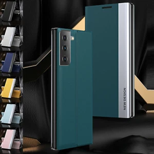 For Samsung Galaxy S25 S24 S23 S22 Note20 Magnetic Shockproof Leather Flip Cover - Picture 1 of 26