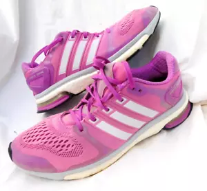 Adidas Women's Adistar Boost Esm Purple Flexible Durable Running Shoes Size 8.5 - Picture 1 of 5