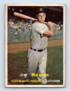 1957 Topps Jim Hegan Cleveland Indians #136 - Picture 1 of 2