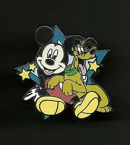 Mickey Mouse and Pluto Stars Splendid Disney Pin - Imagen 1 de 1