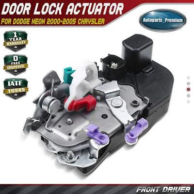 Door Lock Actuator for Chrysler Dodge Plymouth Neon 2000-2005 Front Left Side - Image 1 of 4