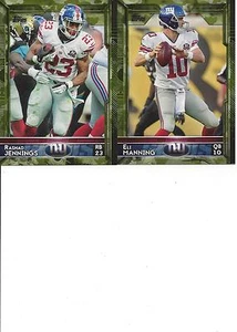 Topps Camo #399 Rashad Jennings #184 New York Giants 2015 - Imagen 1 de 1