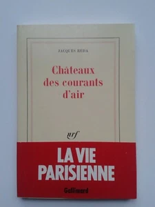 Jacques REDA " Châteaux des courants d'air " E.O. Gallimard, 1986 avec Bande - Imagen 1 de 1