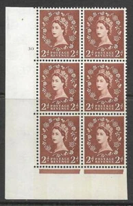 2d Blue Phosphor Cream Typo NB Left cyl 30 No Dot perf A(E/I) UNMOUNTED MINT - Picture 1 of 1