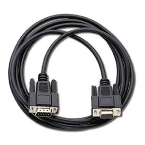 6FT DB9 M/F SERIAL RS232 EXTENSION CABLE - BLACK MEC-^MFBLK - Picture 1 of 1
