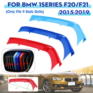 Rejilla frontal para riñón clips de cubierta de color para BMW Serie 1 F20 F21 LCI 15-19 9 Slat - Imagen 1 de 6
