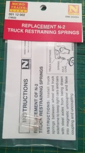 N Scale MICRO TRAINS 001 12 002 Replacement N-2 Truck Restraining Springs 1953 - Picture 1 of 1