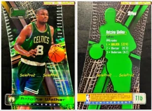 STADIUM CLUB 1998 ANTOINE WALKER NBA BOSTON CELTIC SUPER RARE LUMINESCENT #T1B - Picture 1 of 4
