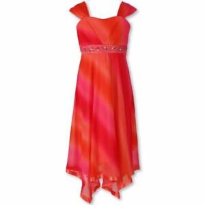 SPEECHLESS Girl's Plus 16.5 Coral/Pink Sleeveless Party Dress NWT $58
