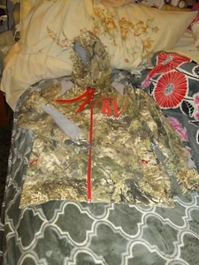 Cabela's Women's ColorPhase Full-Zip Hoodie with 4MOST ADAPT -CAMO & RED- SMALL - Picture 1 of 3