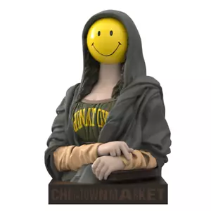 The Chinatown Smiley Mona Lisa Figurine | Mighty Jaxx Art Toys - Picture 1 of 8