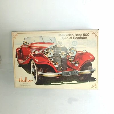 HELLER 1/24 MERCEDES BENZ 500 SPECIAL ROADSTER REF.710 KIT MONTAGGIO OBSOLETO - Immagine 1 di 2