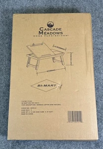 Cascade Meadows Bamboo Laptop Desk Natural 22” X13.7. Fits Up To A 17” Laptop - Picture 1 of 5