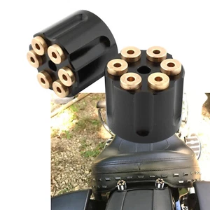 Rücksitz Schraube Kotflügel Schraube Mutter Für Harley Road King Fat Boy Schwarz - Bild 1 von 11