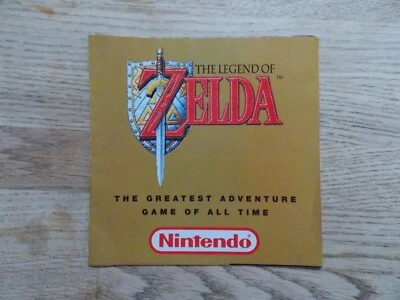 Original Zelda Nintendo SNES Map leaflet - 1993 - Image 1 of 4