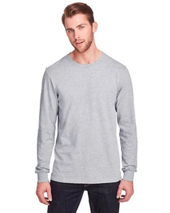3 Pack Of Fruit of the Loom IC47LSR Adult ICONIC T Shirt Long Sleeve T-Shirt - Picture 1 of 11