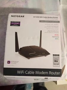 NETGEAR C6220 AC1200 Dual-Band WiFi Cable Modem Router - Picture 1 of 2