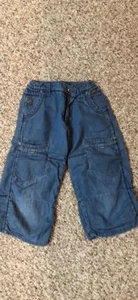 Tumble N Dry Boys Classic Blue Denim Cargo Short Pants Size 110 Size 5 Boutique - Picture 1 of 5