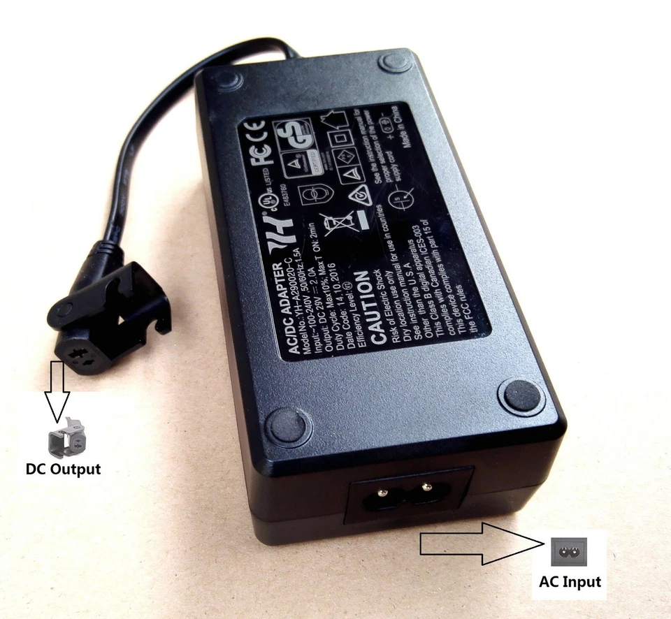 Hmleaf Okin La-z-boy Lift Chair Recliner Adapter Power Supply Transformer 29v 2a