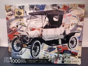 New Ford 1000 Jigsaw Puzzle Model T Advertisement Car Collectable History - Picture 1 of 2