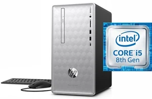 HP Pavilion 590-p0053w (1TB, Intel Core i5 8th Gen., 2.80GHz, 8GB) Desktop -... - Picture 1 of 9