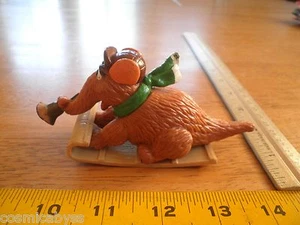 The Muppets Snuffleupagus Applause slitta natalizia in PVC htf - Foto 1 di 8