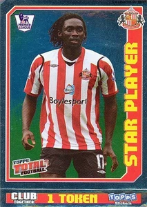 378 KENWYNE JONES # TRINIDAD SUNDERLAND.FC STICKER TOPPS PREMIER LEAGUE 2009 - Picture 1 of 1