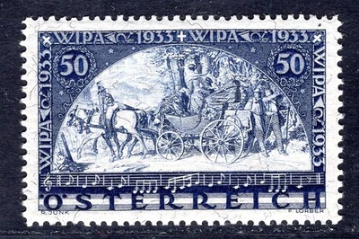 AUSTRIA 1933 556 * FLAWLESS WIPA GARNITE PAPER (I4482 - Image 1 of 2