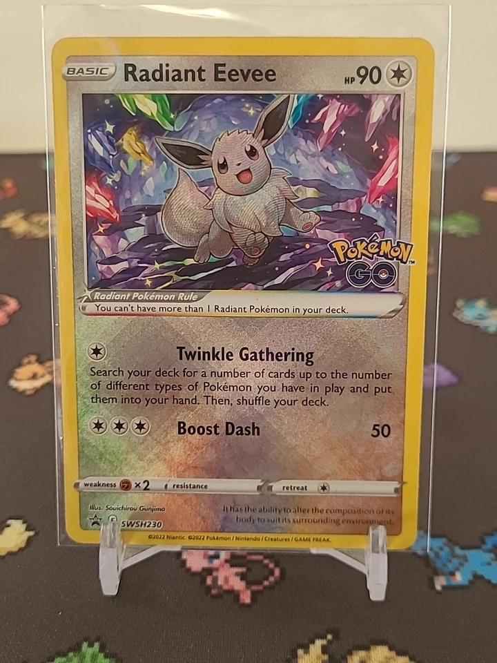 Radiant Eevee SWSH230 SWSH: Sword & Shield Promo Cards Holo - Image 1 of 1
