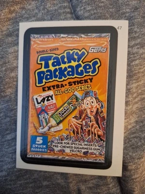 2006 Wacky Packages #47 Tacky Packages NS2 - Imagem 1 de 2