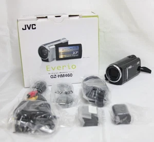 JCV Everio GZ-HM460 HD Camcorder Video camera 16GB 40x Optical Zoom Black w/Box - Picture 1 of 8