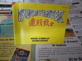 Notice manuel De Jeu Original Nintendo Nes Burai Fighter en FRA