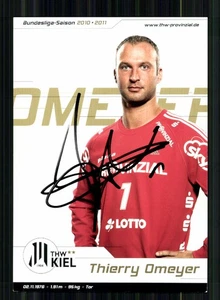 Thierry Omeyer THW Kiel 2010-11 Autogrammkarte Original Signiert + A 246825 - Picture 1 of 2