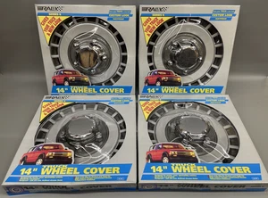 NOS Aftermarket Ford 14 Inch Wheel Covers Hub Caps Set of 4 F100 F150 Bronco - Picture 1 of 19