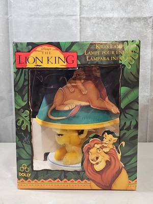 RARA LÁMPARA DE COLECCIÓN Disney El Rey León con PELUCHE SIMBA ORIGINAL AÑOS 90 ¡SELLADA!! Foto 1 de 4