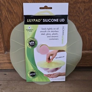 Charles Viancin Lilypad Silicone Baking & Storage Suction Lid Medium 8" Inch - Picture 1 of 7