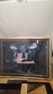 Yuroz " Table of Negotiations " Limited Edition Serigraph From 1990 - Picture 1 of 11