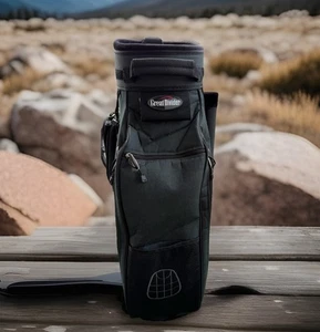  Great Divider Golftasche schwarz 14-fach leicht Carry Cart Bag mit Taschen Gurt - Bild 1 von 13