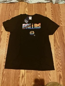 Dallas Mavericks Team Pride T-Shirt Black Rainbow Fanatics Large NBA Basketball - Picture 1 of 6