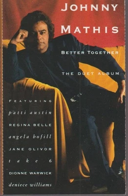 JOHNNY MATHIS CASSETTE TAPE: "BETTER TOGETHER: THE DUET ALBUM" 1991 - Image 1 of 4