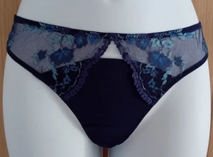 Ex neu M&S Größe 6 marineblau Spitze brasilianisches Höschen - Bild 1 von 4