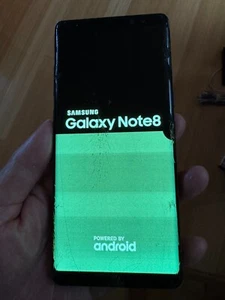 samsung galaxy note 8 android phone (crack and not working) - Picture 1 of 3