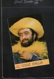 # 80 LUCIO  DALLA    1968 PANINI CANTANTI  clean FROM  just opened  SEALED SET