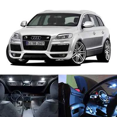 LED White Lights Interior Package Kit For Audi Q7 2007-2015 (20pcs) - Imagen 1 de 4