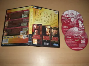 ROME Total War ANTHOLOGY Pc DVD nm b inc Barbarian Invasion & Alexander Add-Ons - Picture 1 of 1