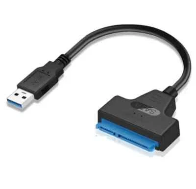 USB 3.0 auf zu SATA Adapter Kabel 22 Pin Für 2,5" Festplatte PC Laptop HDD SSD - Bild 1 von 4