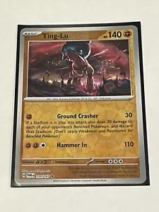 2024 Pokemon Twilight Maskerade Ting-Lu 110/167 seltene Folie parallel - Bild 1 von 1