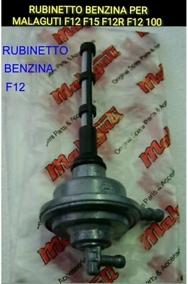 RUBINETTO SERBATOIO BENZINA CARBURANTE PER MALAGUTI PHANTOM F12 F12R F15 F12 100 - Immagine 1 di 2